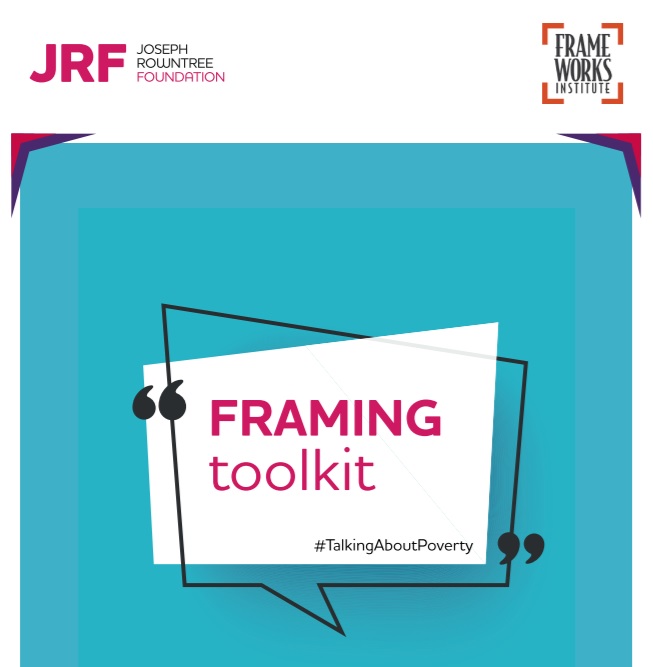 Front cover of the Framing Toolkit "talking about poverty"